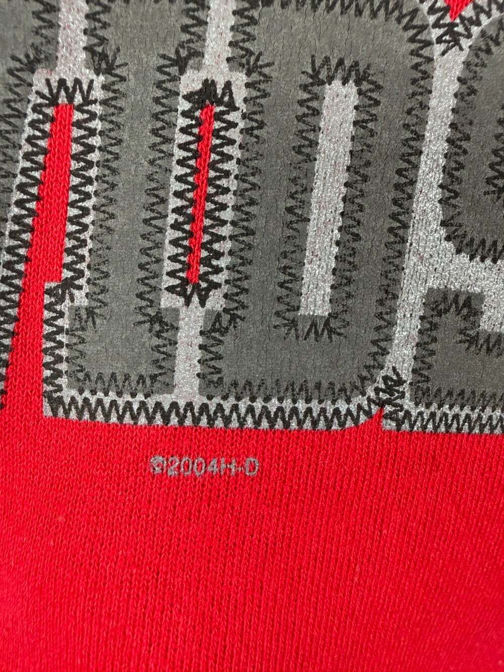 Harley Davidson Mid Ohio Crewneck Sweatshirt Size Large Graphic Red Y2K 2004 - Picture 4 of 9
